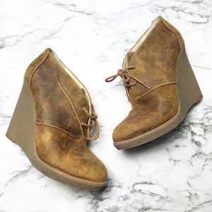 |•Enzo Angiolini•| Oiled Leather Wedges